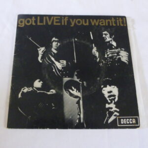 vintage Rolling Stones 'got LIVE if you want it', EP vinyl Record, in PC, AU c.1965