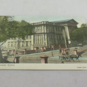 Postcard, vintage - 'NSW Museum, Sydney', c.1900's
