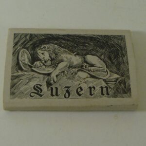 Postcards of Luzern (Lucerne), Switzerland, fold-out pocket-size x 12