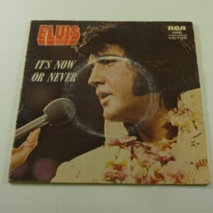 ELVIS Presley 'IT'S NOW OR NEVER', 45 rpm EP Record, on RCA label