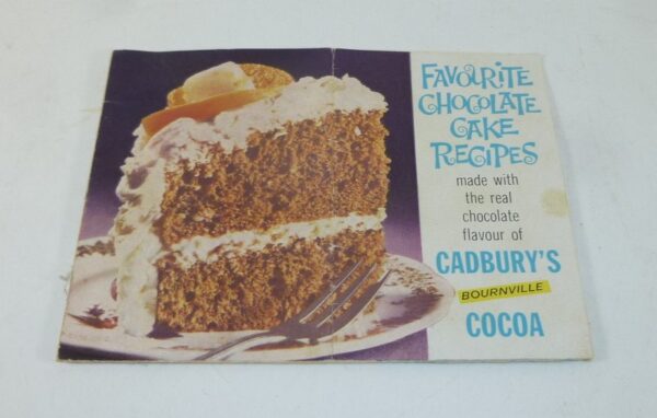 Cadbury's 'Favourite Chocolate Cake Recipes' Pamphelt