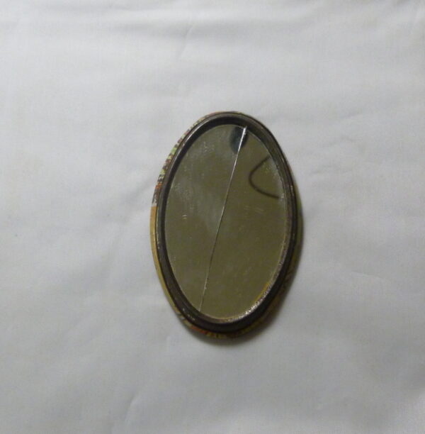 'DRINK Coca-Cola', (Girl drinking Coke), pocket advertising Mirror, c.1920's - super rare! - Image 4