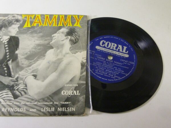 Debbie Reynolds 'Debbie Sings Tammy', 45 rpm EP Record, on CORAL Label