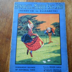 'MONARCHS of MERRIE ENGLAND', Vol. 3, Humorous s-c Book, c.1940's