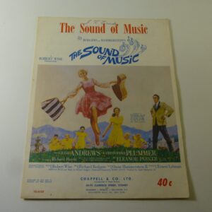 'The SOUND Of MUSIC', Sheet Music Score, c.1960's