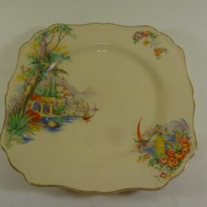 J & G Meakin 'Isle of Capri' Cake Plate, c.1950's