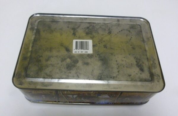 Pro Hart's 'Fishing', rectangular Biscuit Tin - oozing Australiana!