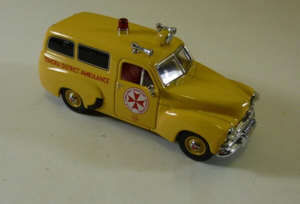 MATCHBOX MOY, 'TEMORA DISTRICT AMBULANCE', 1955 Holden FJ, Model Vehicle