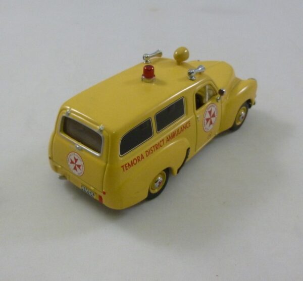 MATCHBOX MOY, 'TEMORA DISTRICT AMBULANCE', 1955 Holden FJ, Model Vehicle