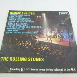 vintage Rolling Stones 'GIMME SHELTER' (Live), vinyl LP Record, AU c.1971