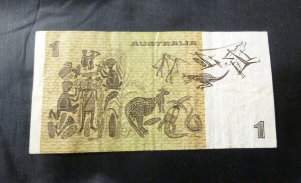 Australian $1 paper Note, last year of issue, c.1982 - Image 3