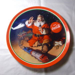 Coca-Cola 'Santa Claus' Plate, in a melamine plastic, c.1980's