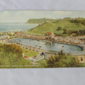 Postcard - 'Boating Pool, Scarborough, Yorkshire', c. 1940's