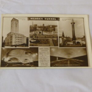 Postcard - 'Mersey Tunnel opening', c.1930's