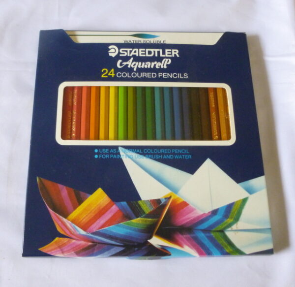 STAEDTLER 'Aquarell', 24 Coloured Pencils Set, c.1970's