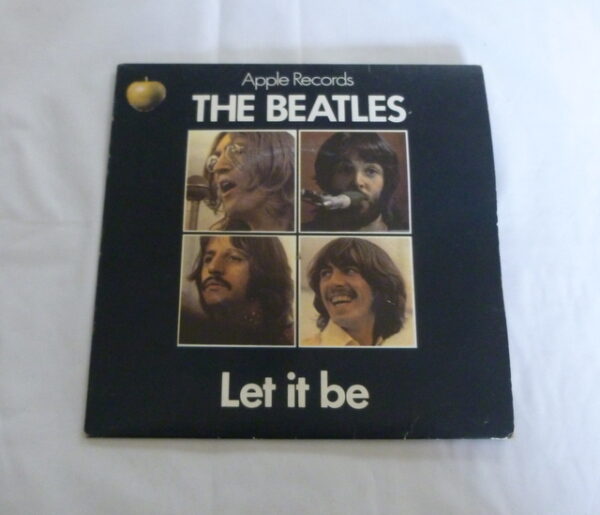 vintage BEATLES 'Let It Be' and 'You Know My Name', Single vinyl Record, c.1970