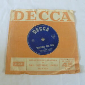 vintage Rolling Stones 'Under the Boardwalk' and 'Walking the Dog', vinyl Single Record, c.1965