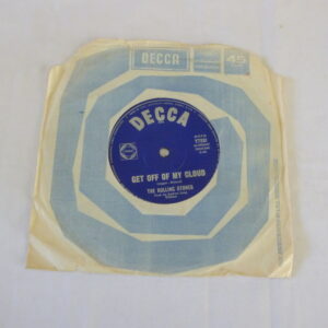 vintage Rolling Stones 'Get Off My Cloud' and 'I'm Free', vinyl Single Record, c.1965
