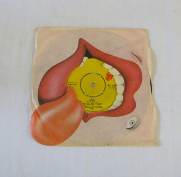 vintage Rolling Stones 'Angie' and 'Silver Train', Single vinyl Record, GB c.1973 - Image 3