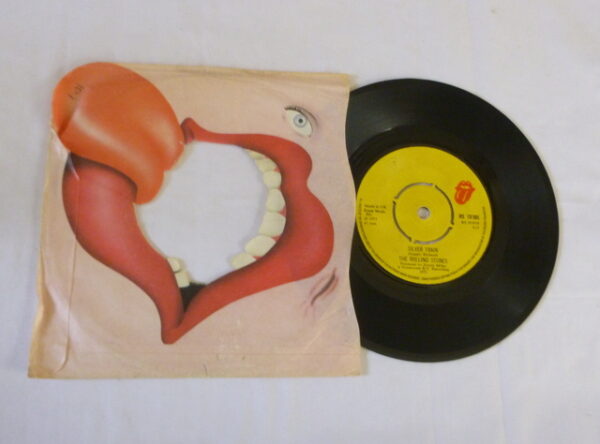 vintage Rolling Stones 'Angie' and 'Silver Train', Single vinyl Record, GB c.1973 - Image 4