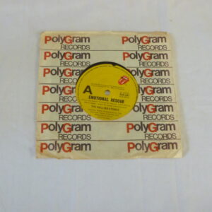 vintage Rolling Stones 'Emotional Rescue' and 'Down In The Hole', Single vinyl Record, c.1980