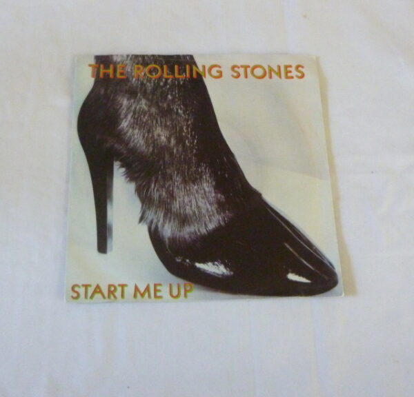 vintage Rolling Stones 'START ME UP' and 'NO USE IN CRYING', Single vinyl Record, c.1981