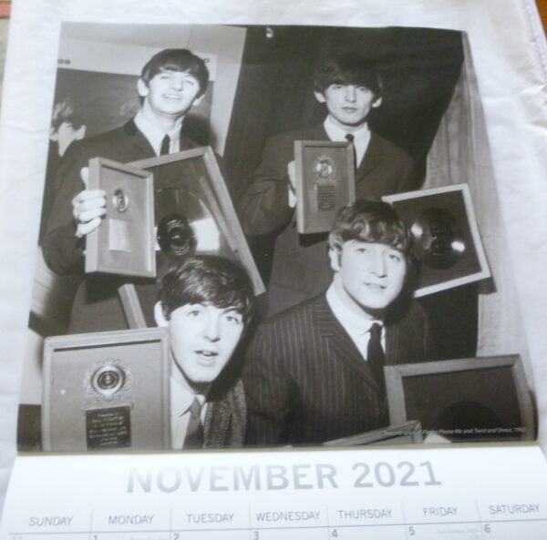 Beatles 'THE BEATLES', 2021 pictorial Calendar, c.2021 - Image 6
