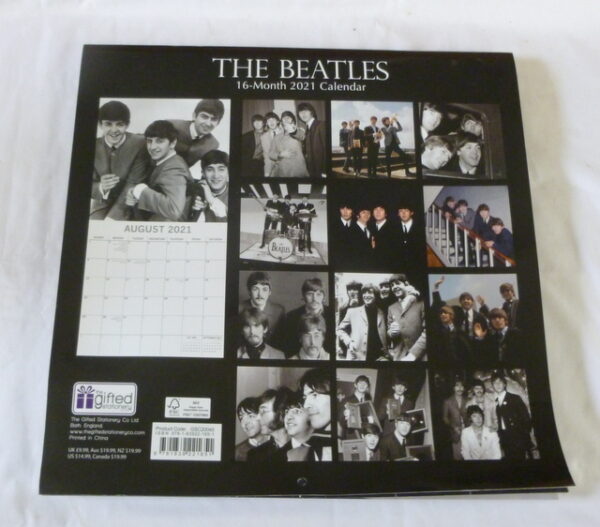 Beatles 'THE BEATLES', 2021 pictorial Calendar, c.2021 - Image 7