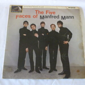 vintage Manfred Mann 'The Five Faces of MANFRED MANN', Mono LP vinyl Record, c.1964
