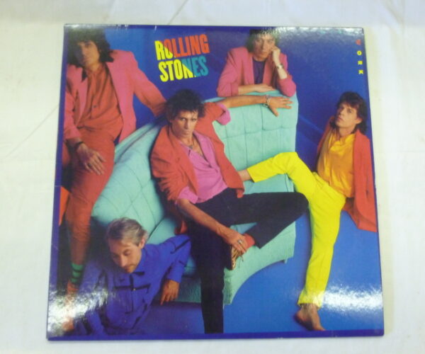 vintage Rolling Stones 'DIRTY WORK', LP vinyl Record, AU c.1986
