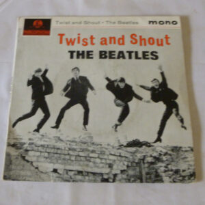 vintage Beatles 'Twist and Shout', mono EP Record, in PC, AU c.1963