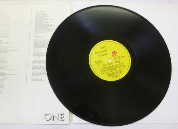 vintage Rolling Stones 'TATTOO YOU', vinyl LP Record, AU c.1981 - Image 7