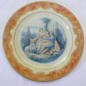 Portland Ware 'The Shepherdess', Display/Serving Plate, in pressed tin, c.1960's