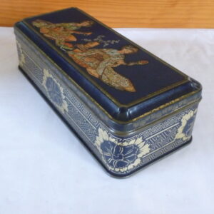 Arnott's 'Glove Box Series', (Oriental scene), blue, 15 ozs. Biscuit Tin, c.1925 - quite rare!