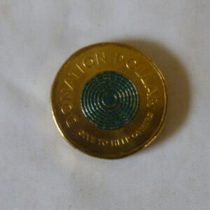 Australian $1 coin, 'DONATION DOLLAR', for 'Give To Help Others', c.2021