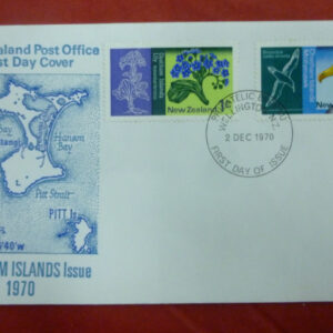 New Zealand Postage Stamps, 'Chatham Islands' First Day Cover  + extras, c.1970