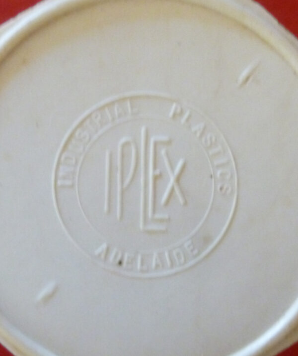 IPLEX Spice Canister (PEPPER), Deco, in red on ivory bakelite, c.1940's - Image 5