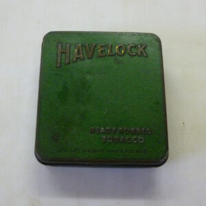 HAVELOCK 'Ready Rubbed', green, 1 oz. Tobacco Tin, c.1960's