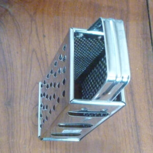 vintage Kitchen Food Grater, rectangular, in S.S.